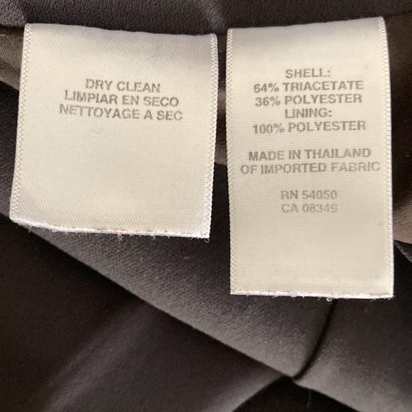 Jones New York Collection Dark grey formal trousers with lining. Size 6. - Picture 6 of 9